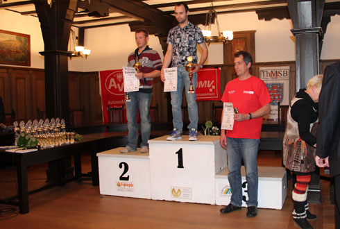 Siegerehrung Thüringenmeisterschaft 2014 Schmalkalden