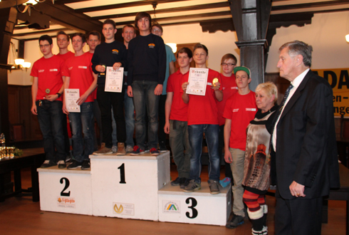 Siegerehrung Thüringenmeisterschaft Schmalkalden