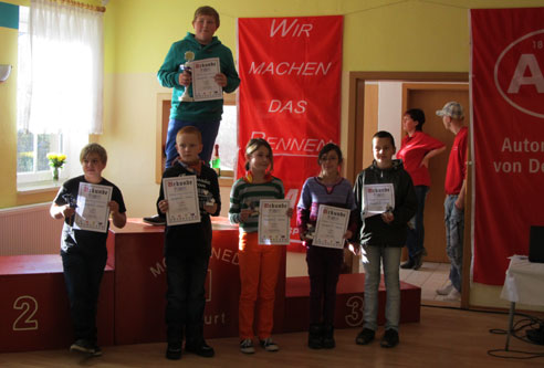 Siegerehrung Thüringenmeisterschaft 2012 Stadtroda