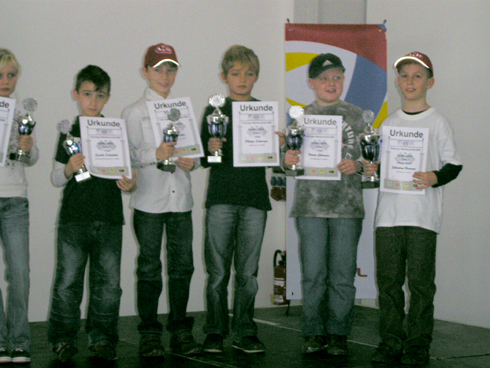 Siegerehrung Thüringenmeisterschaft 2009 in Nora
