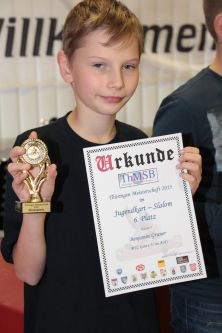 Siegerehrung Thüringenmeisterschaft in Tüttleben